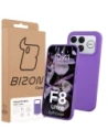 Silikonowe etui Bizon Soft Case do Xiaomi POCO F8 Ultra fioletowe