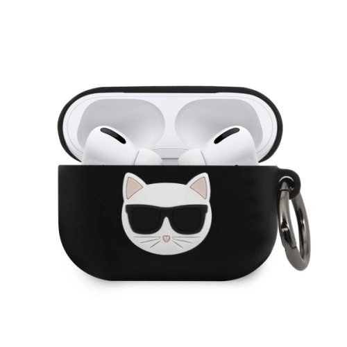 Kup Etui Karl Lagerfeld KLACAPSILCHBK Apple AirPods Pro kryt černý/black silikon Choupette - KLD310BLK - {ean13} - Sklep Home Screen