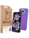 Silikonowe etui Bizon Soft Case do Realme GT 8 Pro fioletowe