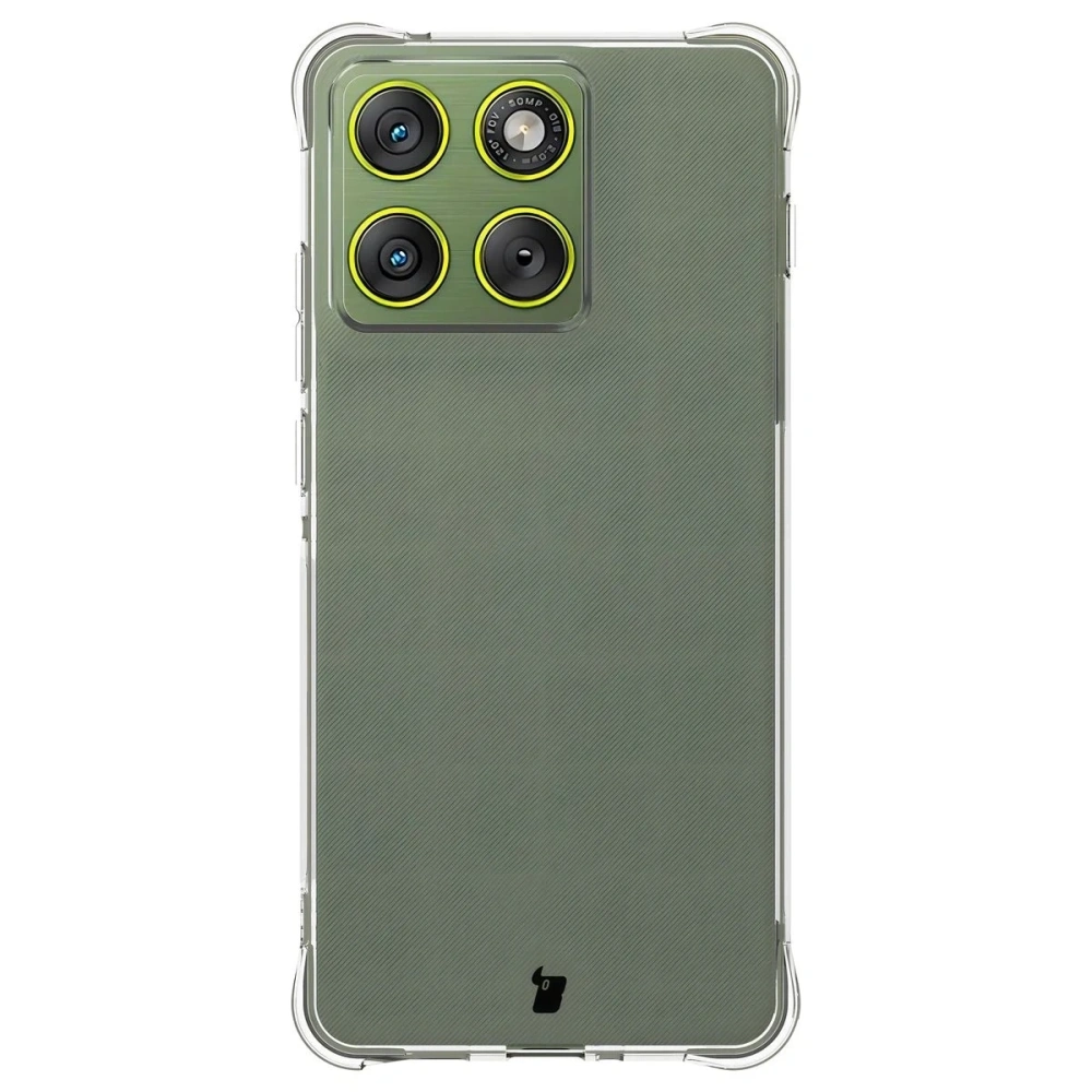 Elastyczne etui + 2x szkło hartowane Bizon Case Clear Pack do Motorola Edge 70