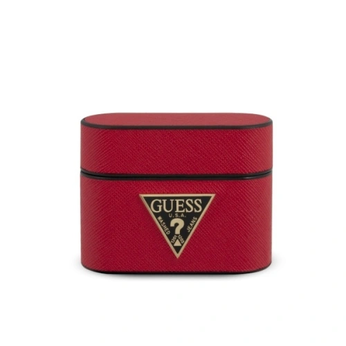Kup Etui Guess GUACAPVSATMLRE Apple AirPods Pro obal červený/safiano - GUE568RED - {ean13} - Sklep Home Screen