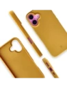 Etui z recyklingu Bizon Case ReLeaf do Apple iPhone 16 ciemnożółte