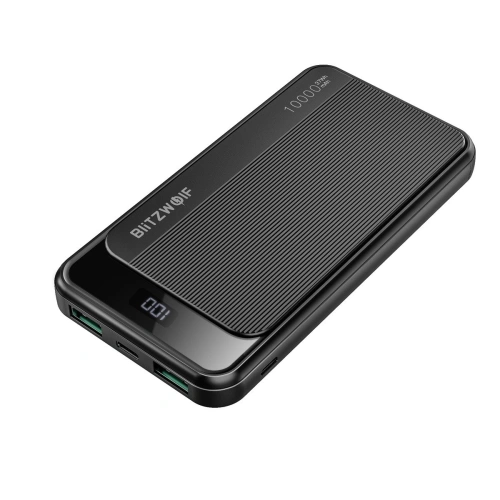 Kup BlitzWolf Powerbank BW-P12 , 10000mAh, QC 3.0, PD, 3A, 22.5w (schwarz) - BLZ275BLK - {ean13} - Sklep Home Screen