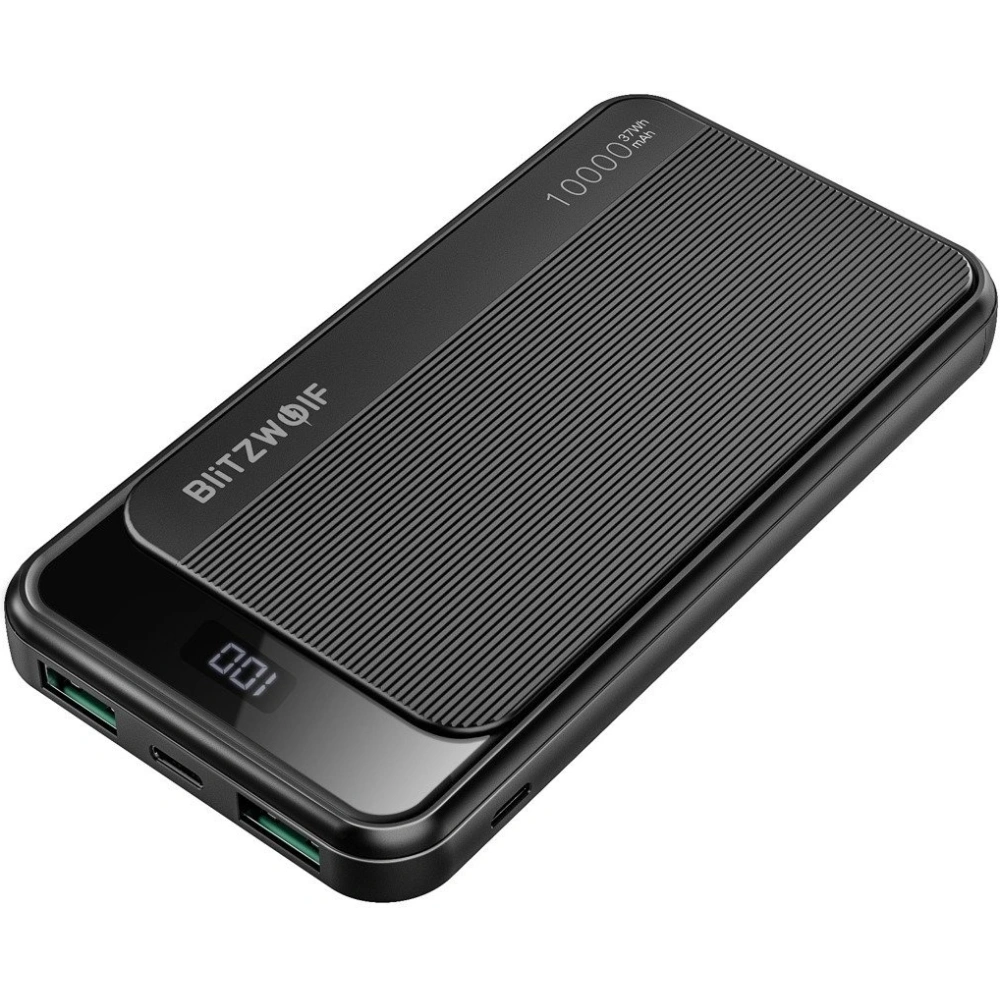 Powerbank BlitzWolf BW-P12 , 10000mAh, QC 3.0, PD, 3A, 22.5w (czarny)