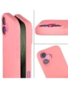 Etui z recyklingu Bizon Case ReLeaf do Apple iPhone 16 różowe