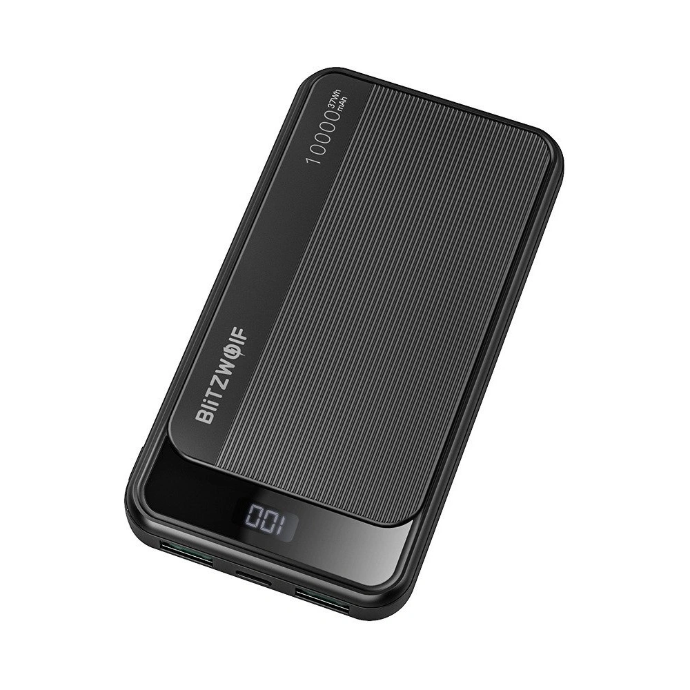 Powerbank BlitzWolf BW-P12 , 10000mAh, QC 3.0, PD, 3A, 22.5w (czarny)