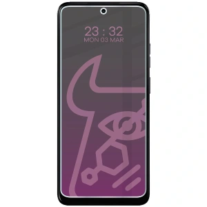 Prywatyzujące szkło hybrydowe Bizon Glass Mule Shadow do Motorola Moto E15 matowe