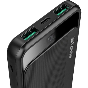 Powerbank BlitzWolf BW-P12 , 10000mAh, QC 3.0, PD, 3A, 22.5w (czarny)