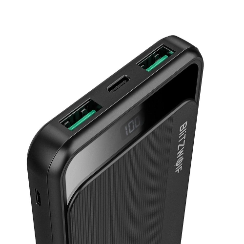 Kup Powerbank BlitzWolf BW-P12, 10000mAh, QC 3.0, PD, 3A, 22.5w (černý) - BLZ275BLK - {ean13} - Sklep Home Screen