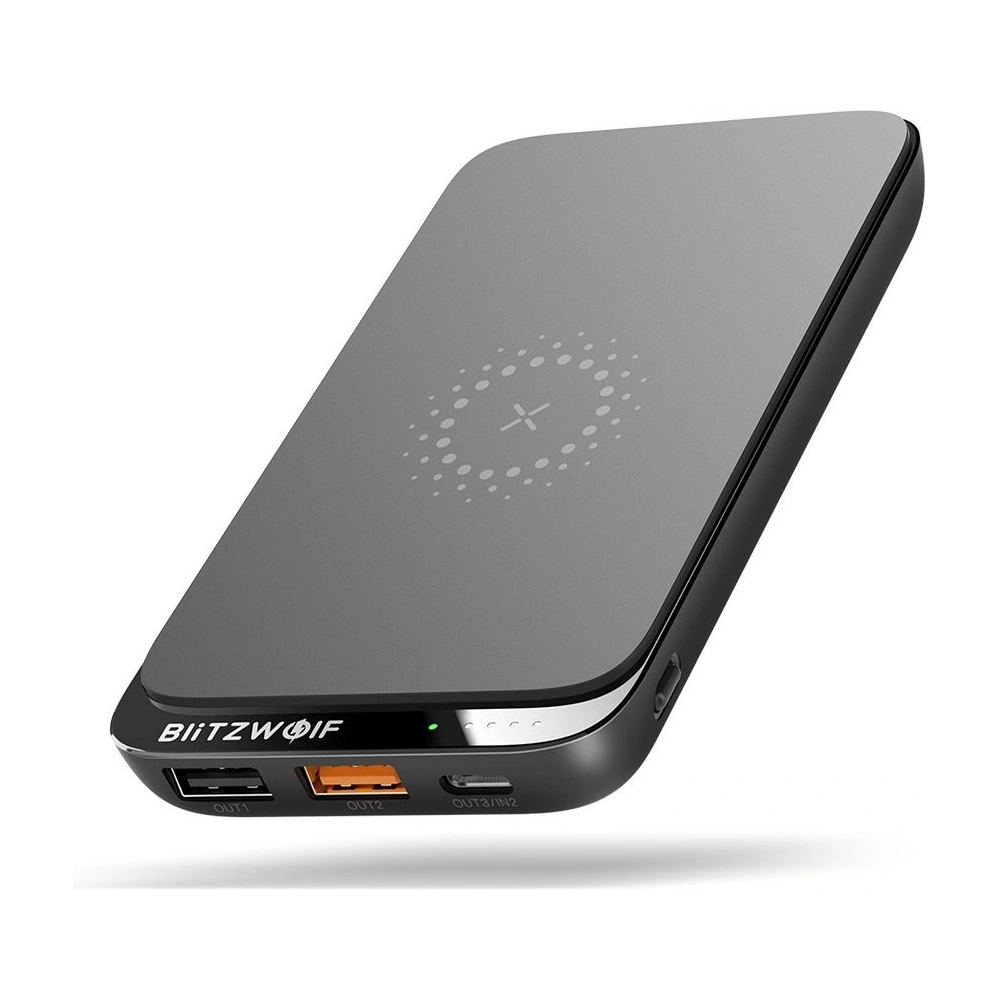 Powerbank BlitzWolf BW-P10 , 10000mAh, QC 3.0, PD, 3A, 18W (czarny)