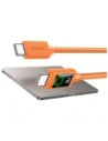 Kabel USAMS SJ773 PD 60W USB-C / USB-C 1.2m pomarańczowy
