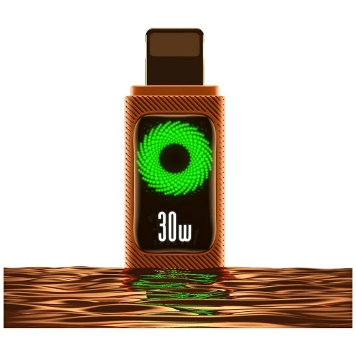 Kabel USAMS SJ774 PD 30W USB-C / Lightning 1.2m pomarańczowy