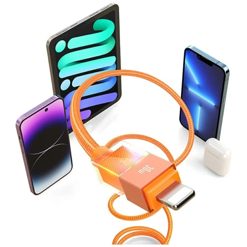 Kabel USAMS SJ776 PD 30W USB-C / Lightning 1.2m tarnish