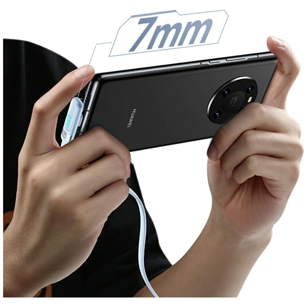 Kabel USAMS US-SJ651 66W USB-A / USB-C 1.2m niebieski