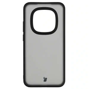 Etui Bizon Case Angelo do Xiaomi Redmi Note 15 Pro 5G przydymione z czarną ramką