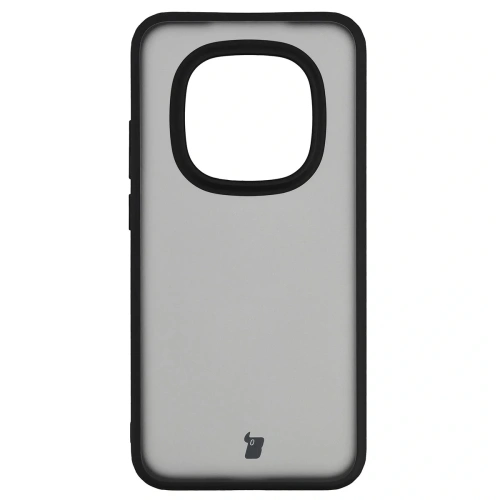 Etui Bizon Case Angelo do Xiaomi Redmi Note 15 Pro 5G przydymione z czarną ramką