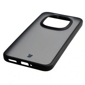 Etui Bizon Case Angelo do Xiaomi Redmi Note 15 Pro 5G przydymione z czarną ramką