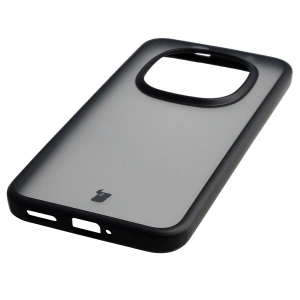 Etui Bizon Case Angelo do Xiaomi Redmi Note 15 Pro+ Plus 5G przydymione z czarną ramką