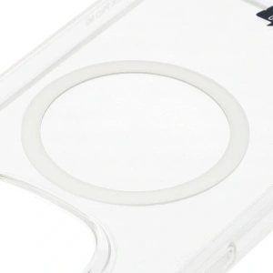 Etui z pierścieniem magnetycznym Bizon Case CrystalO do Xiaomi Redmi Note 15 Pro 5G przezroczyste