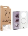 Etui z pierścieniem magnetycznym Bizon Case CrystalO do Xiaomi Redmi Note 15 Pro 5G przezroczyste