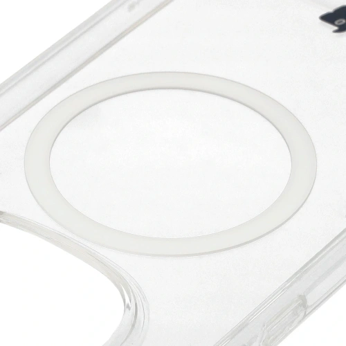 Etui z pierścieniem magnetycznym Bizon Case CrystalO do Xiaomi Redmi Note 15 Pro+ Plus 5G przezroczyste