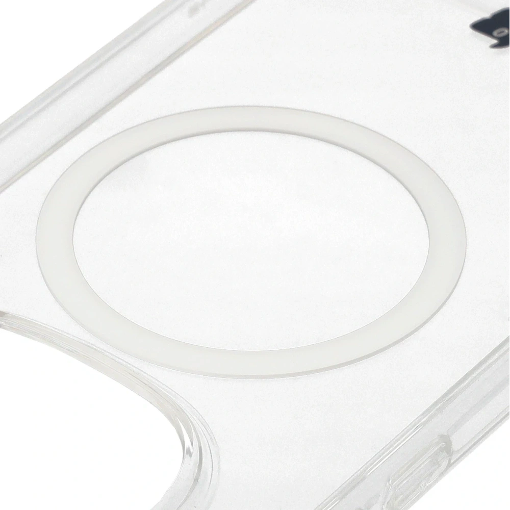 Etui z pierścieniem magnetycznym Bizon Case CrystalO do Xiaomi Redmi Note 15 Pro+ Plus 5G przezroczyste