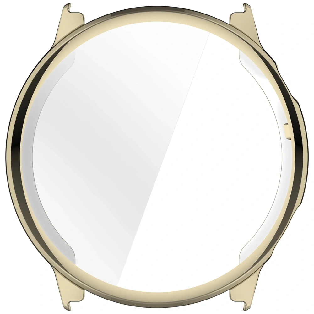 Etui z osłoną ekranu Bizon Case Watch Felipe do Garmin Venu 4 41mm złote