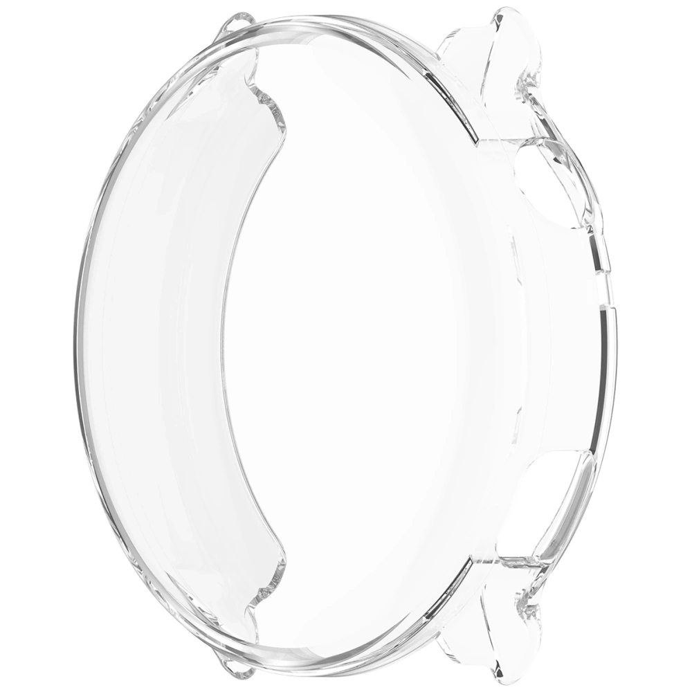 Etui z osłoną ekranu Bizon Case Watch Felipe do Garmin Venu 4 45mm przeźroczyste