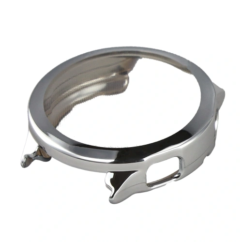 Etui z osłoną ekranu Bizon Case Watch Felipe do Garmin Venu 4 41mm srebrne