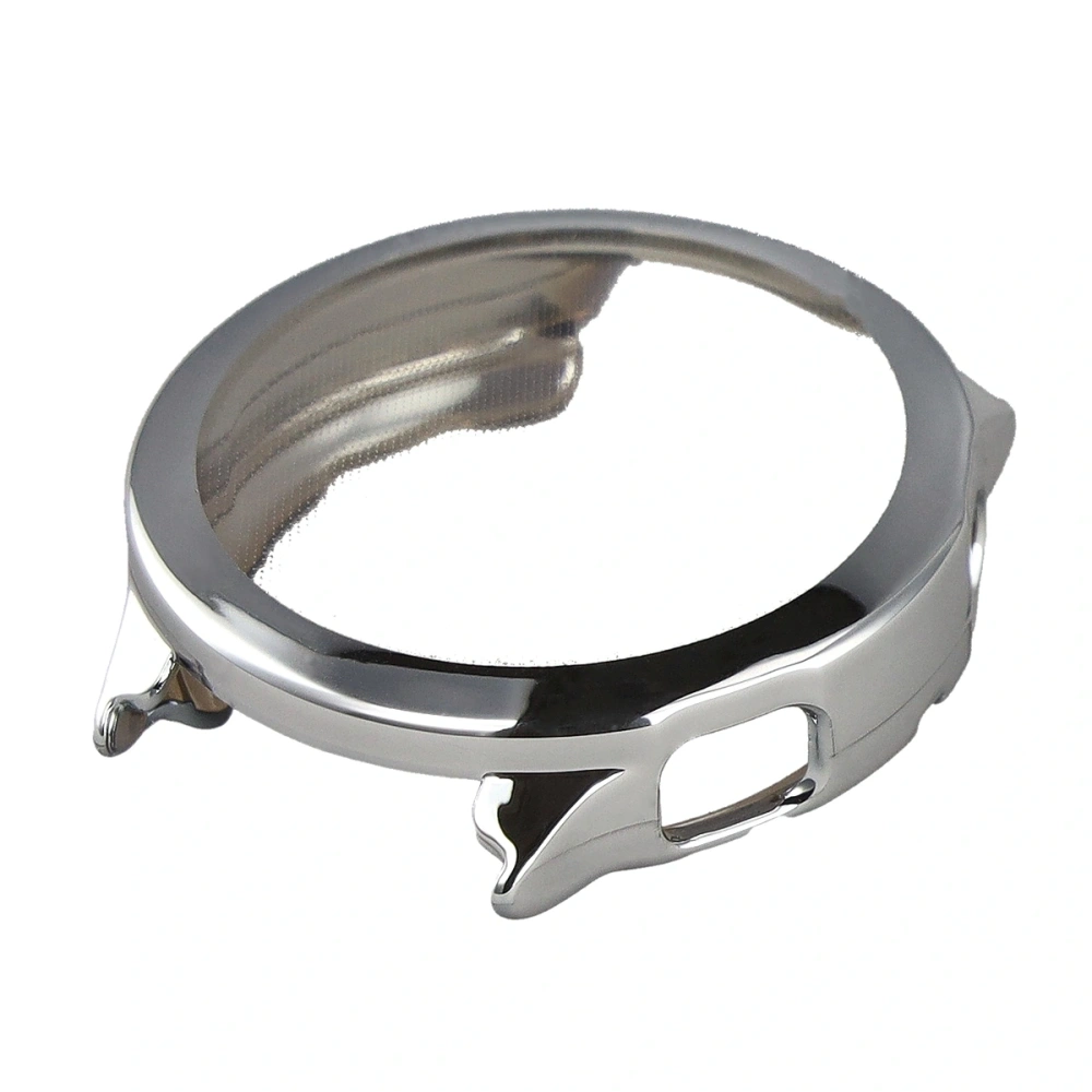 Etui z osłoną ekranu Bizon Case Watch Felipe do Garmin Venu 4 41mm srebrne