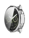 Etui z osłoną ekranu Bizon Case Watch Felipe do Garmin Venu 4 41mm srebrne