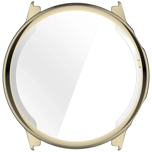 Etui z osłoną ekranu Bizon Case Watch Felipe do Garmin Venu 4 45mm złote