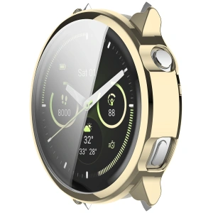 Etui z osłoną ekranu Bizon Case Watch Felipe do Garmin Venu 4 45mm złote