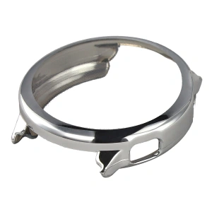 Etui z osłoną ekranu Bizon Case Watch Felipe do Garmin Venu 4 45mm srebrne