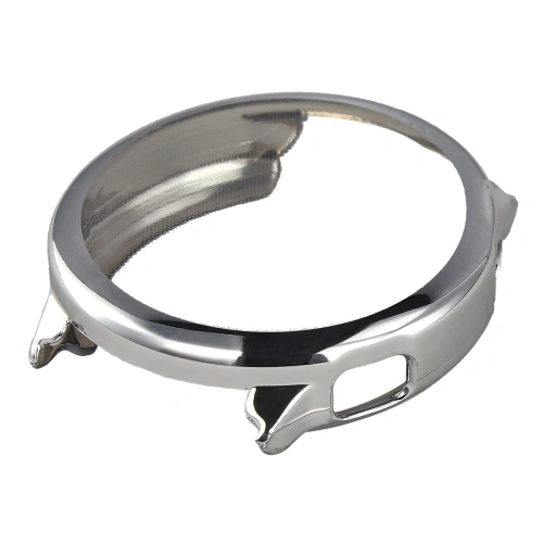 Etui z osłoną ekranu Bizon Case Watch Felipe do Garmin Venu 4 45mm srebrne