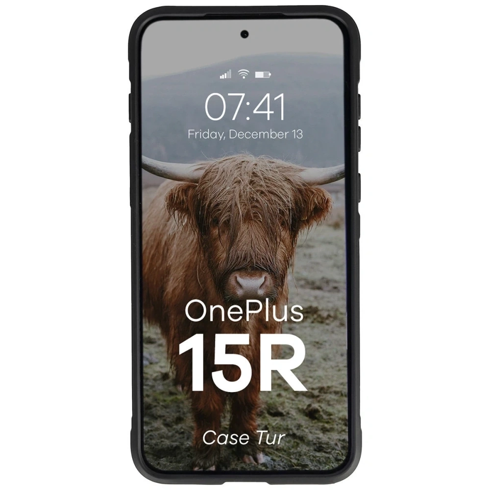 Pancerne etui Bizon Case Tur do OnePlus 15R czarne