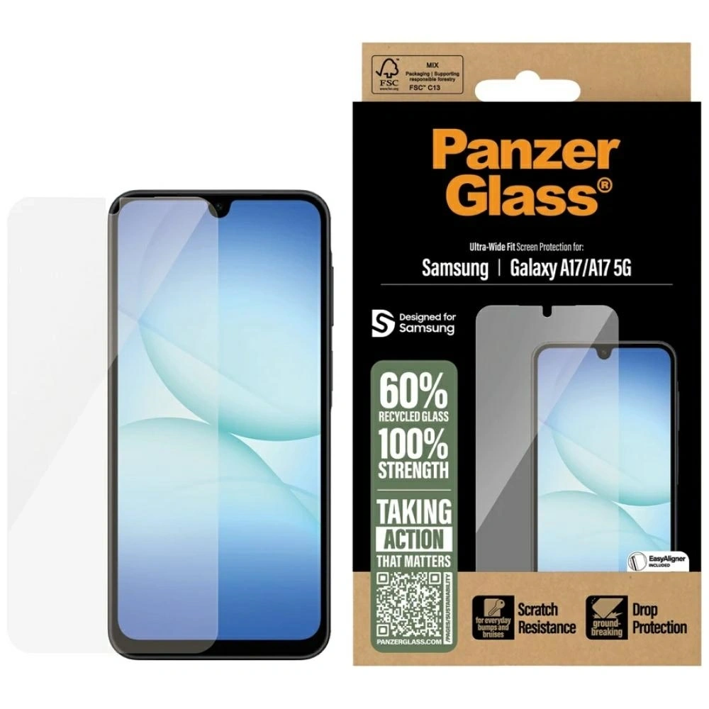 Szkło hartowane PanzerGlass Ultra-Wide Fit EasyAligner do Samsung Galaxy A17 / A17 5G