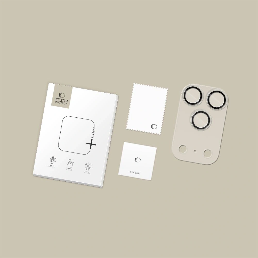 Osłona aparatu Tech-Protect Camfull Fit+ do Apple iPhone 17 Pro Matte Clear