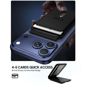 Podstawka Tech-Protect MagWallet Stand MagSafe Universal Magnetic Card Holder Carbon