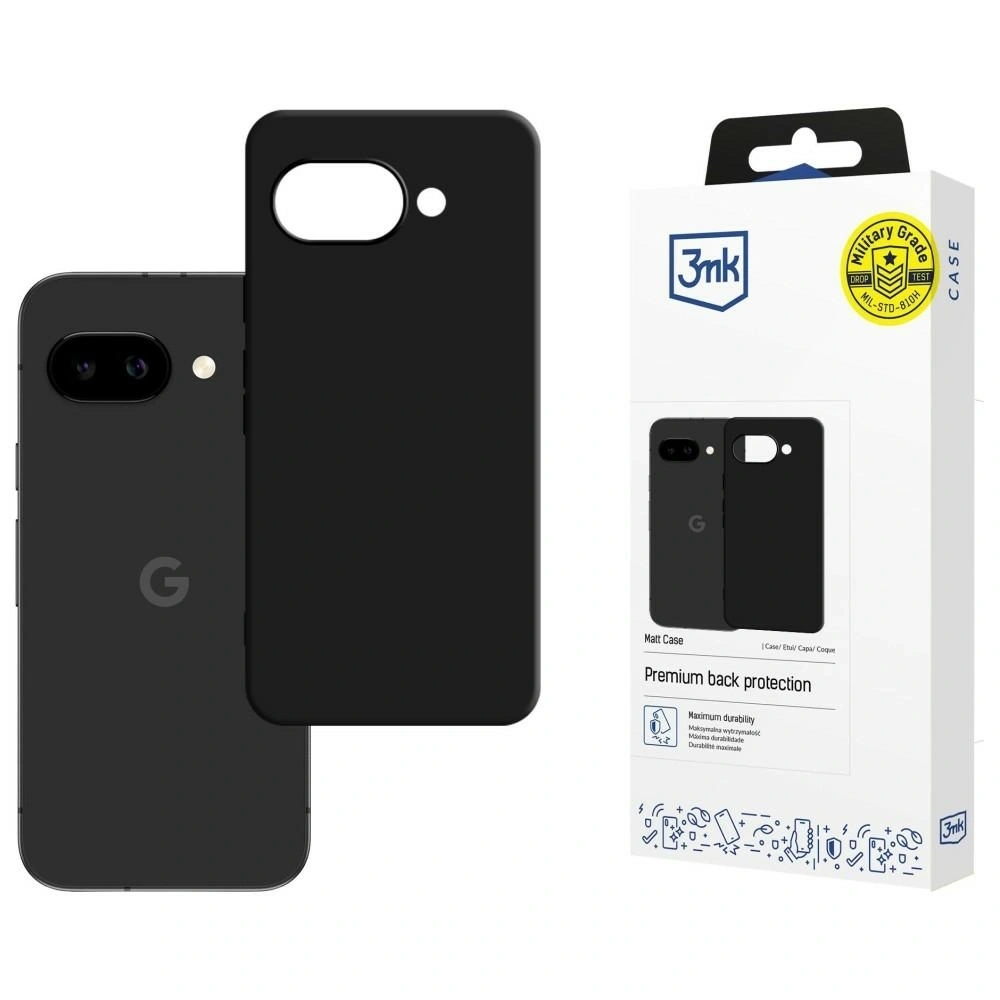 Etui 3MK Matt Case do Google Pixel 10A czarny