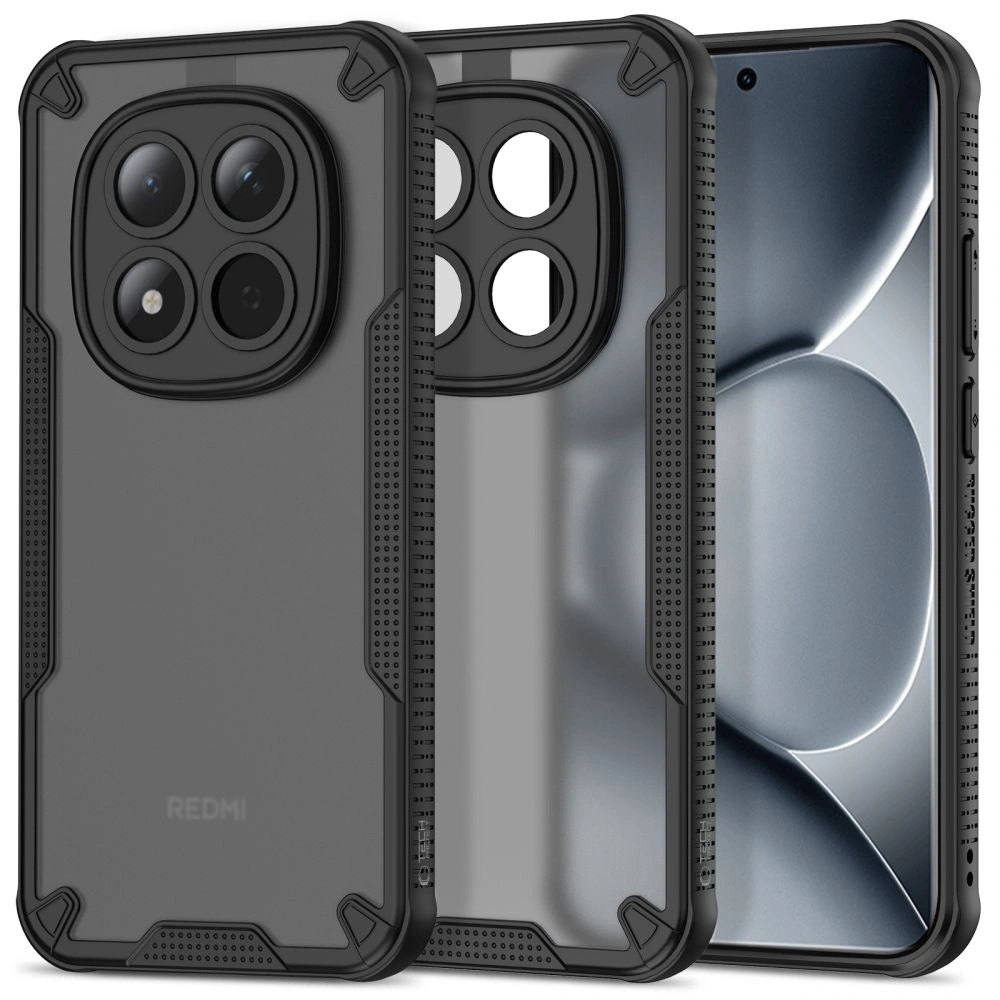 Etui Tech-Protect Rugged Shield do Xiaomi Poco M8 Pro / Redmi Note 15 Pro+ Plus 5G Matte Black