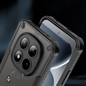 Etui Tech-Protect Rugged Shield do Xiaomi Poco M8 Pro / Redmi Note 15 Pro+ Plus 5G Matte Black