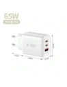 Ładowarka sieciowa Tech-Protect NCA65W-GAN USB-A, 2xUSB-C Network Charger PD 65W / QC3.0 White