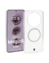 Etui z pierścieniem magnetycznym Bizon Case CrystalO do Honor Magic8 Lite przezroczyste