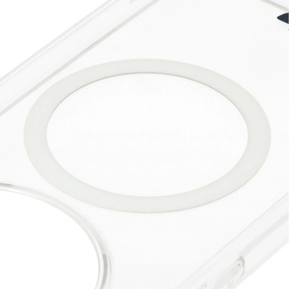 Etui z pierścieniem magnetycznym Bizon Case CrystalO do Honor Magic8 Lite przezroczyste