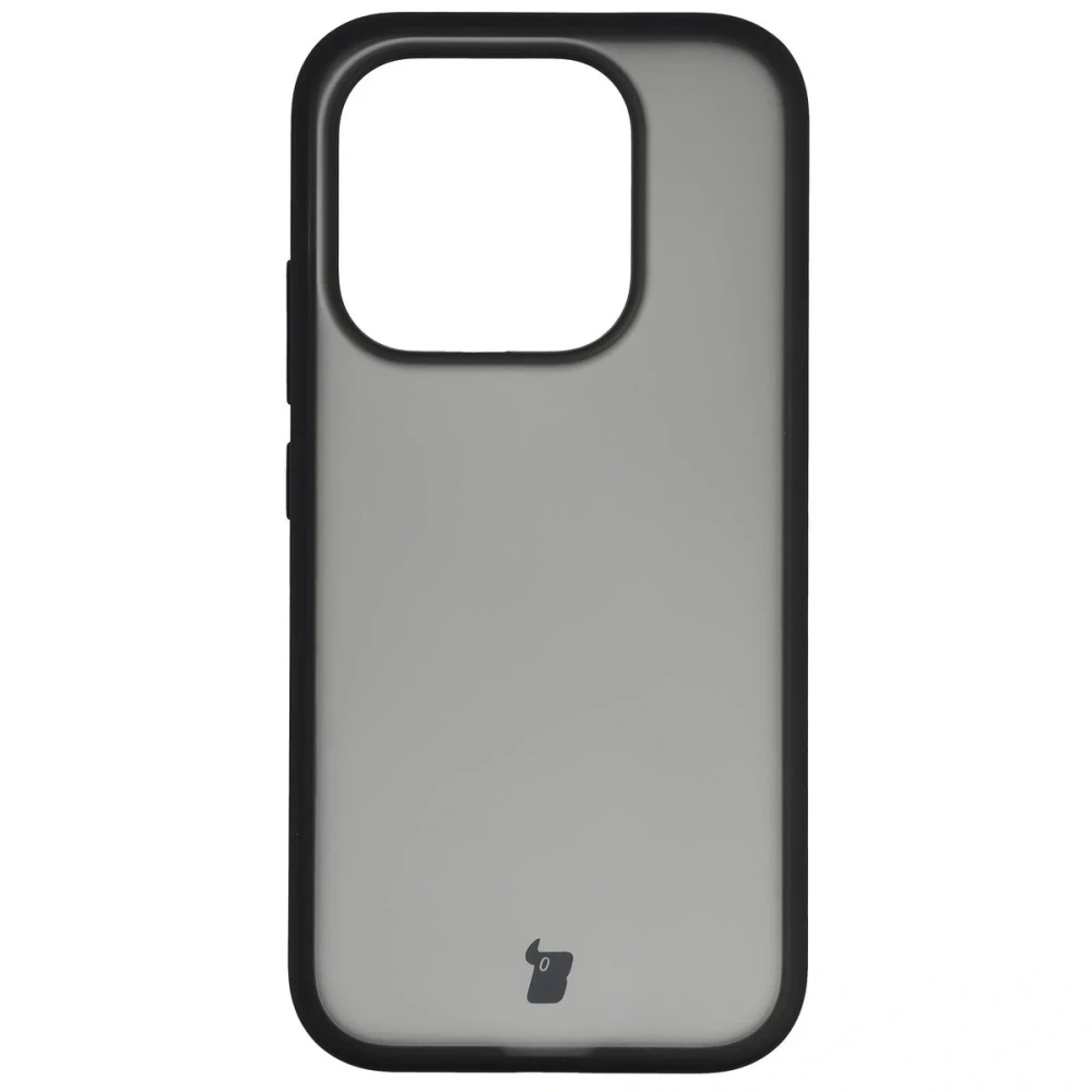 Etui Bizon Case Angelo do Xiaomi 17 przydymione z czarną ramką