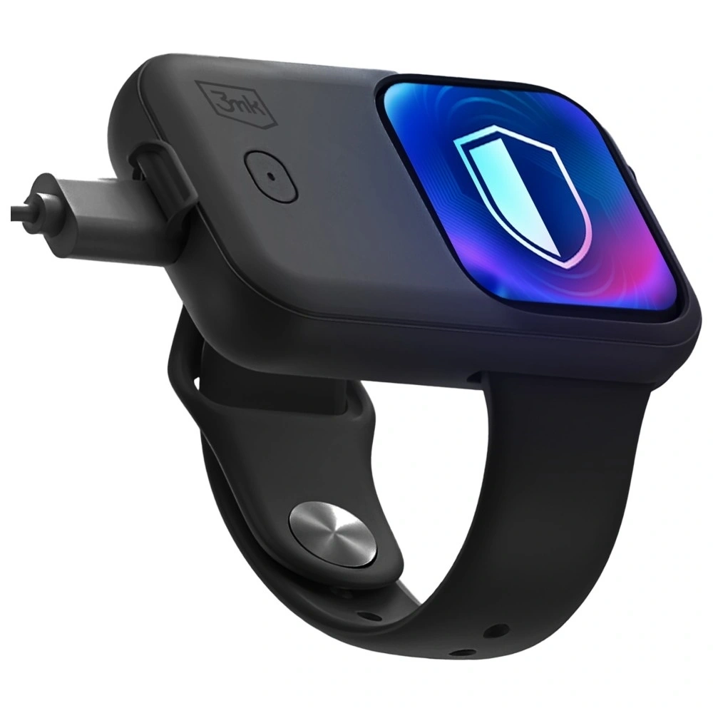 Etui 3MK Endurance Powerbank Case do Apple Watch 44/45mm 2.5W 1200mAh USB-C czarny