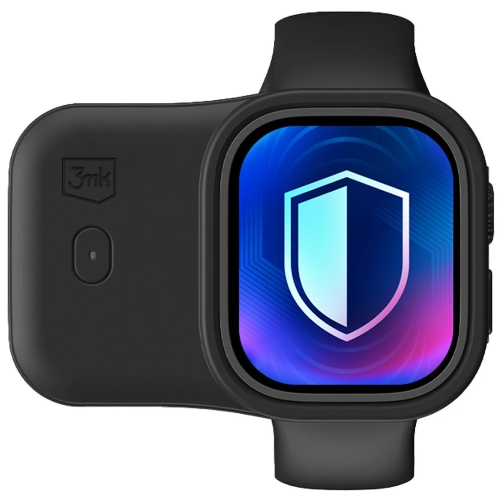 Etui 3MK Endurance Powerbank Case do Apple Watch 44/45mm 2.5W 1200mAh USB-C czarny