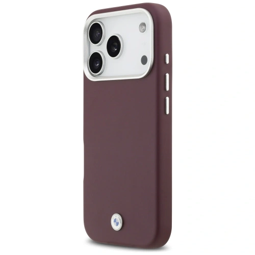 Etui BMW Sign Full Wrapped Metal MagSafe do Apple iPhone 17 Pro czerwony