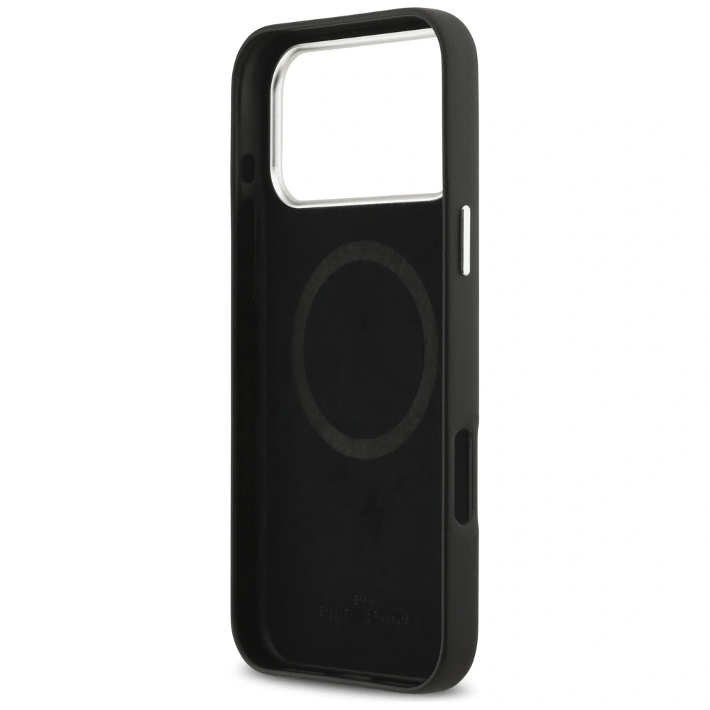 Etui BMW Sign Full Wrapped Metal MagSafe do Apple iPhone 17 Pro Max czarny